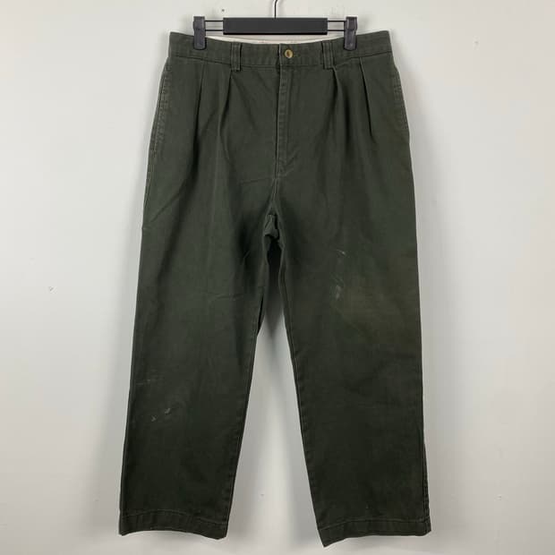 폴로 랄프로렌 카키 코튼 치노 팬츠 32 <508>