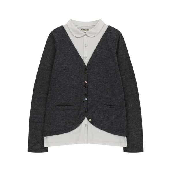 [새상품/당일배송] 코이세이오 레이어드 셔츠가디건, 코이세이오 가디건