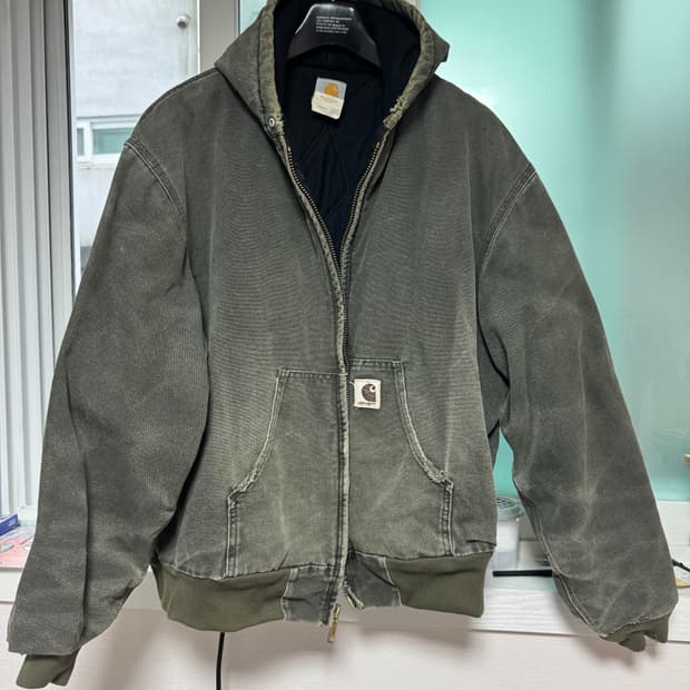 칼하트 액티브자켓 j68 j30 모스그린