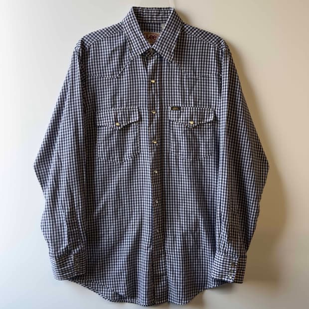 80s Lee 리 웨스턴 셔츠 USA