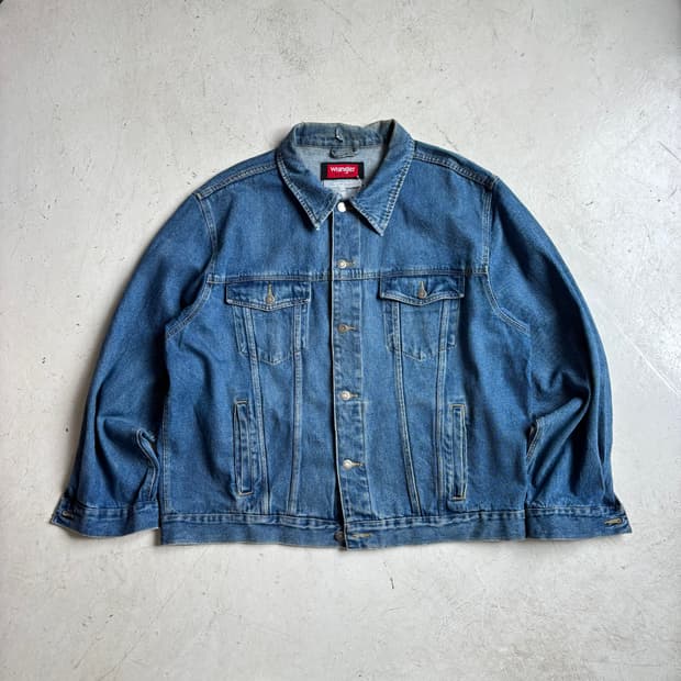 00s 랭글러 HERO 빈티지 트러커 데님자켓 2XL
