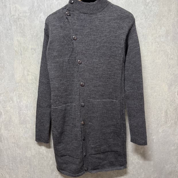 S / Rick Owens 울 니트 자켓