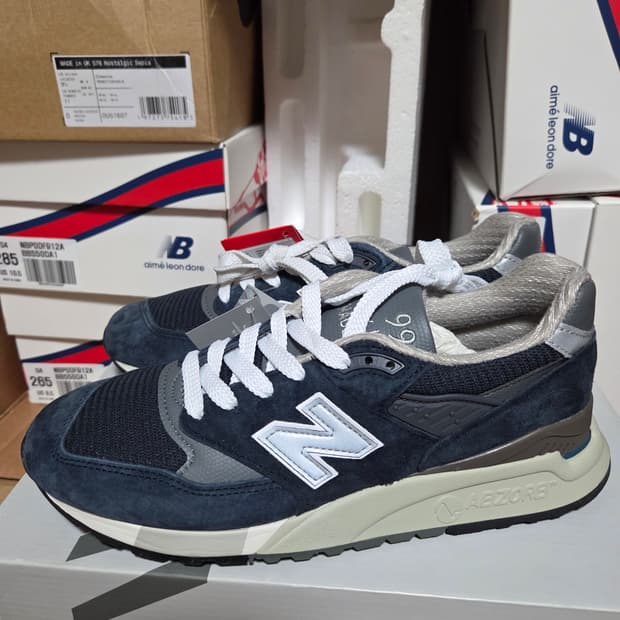 뉴발란스 USA 998 U998NV 285사이즈 새상품