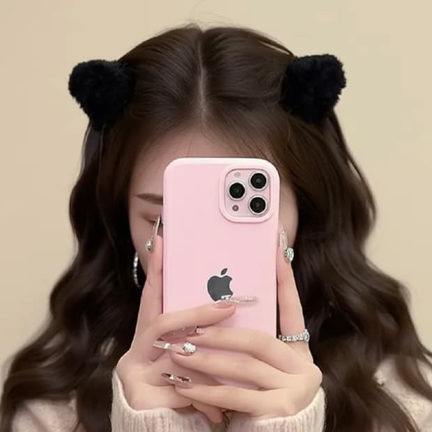 고양이귀 집게핀 세트