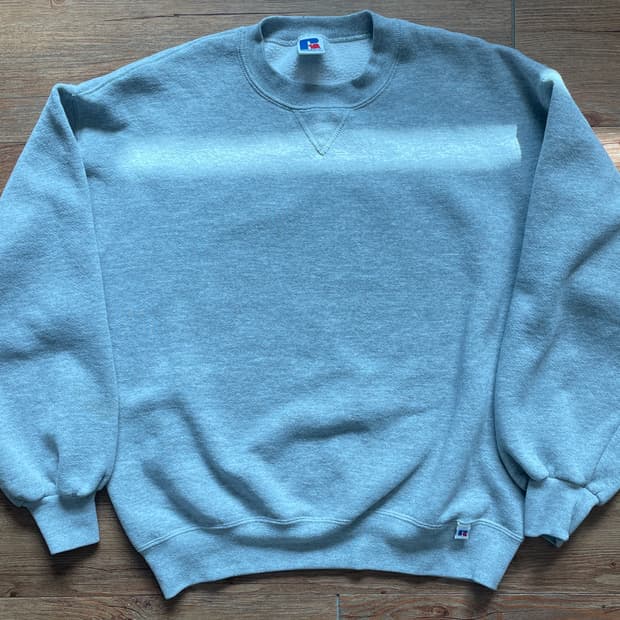 90s 러셀 애슬레틱 스웻셔츠 그레이 미제🇺🇸