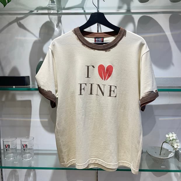 RICE NINE TEN hand painted ringer tee