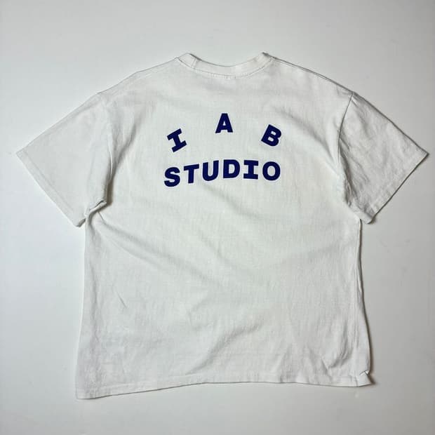 아이앱스튜디오 빅로고 오버핏 반팔 티셔츠 PN9041