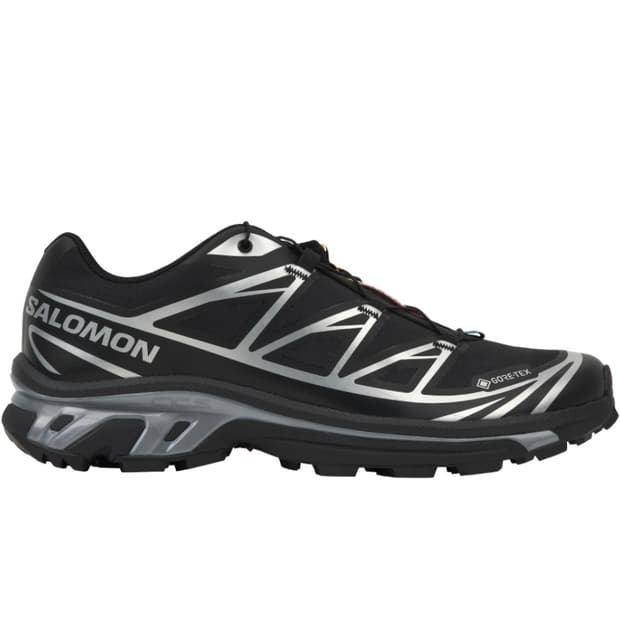 살로몬 XT-6 고어텍스 블랙/실버 트레일화