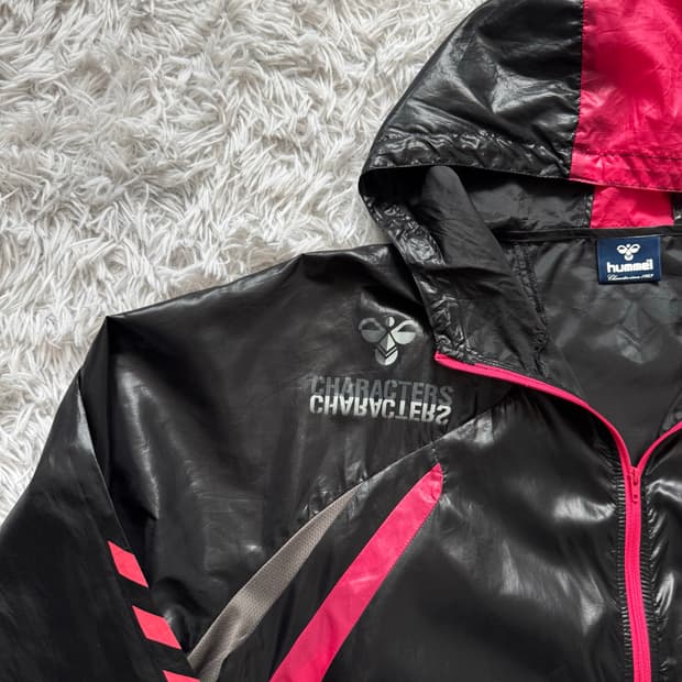 HUMMEL 일본빈티지 나일론 바람막이 험멜 빈티지바람막이 XL 105