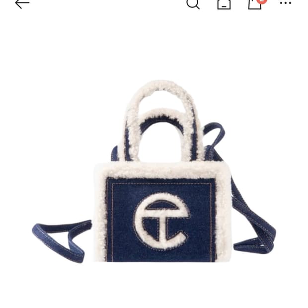 텔파 어그 스몰 쇼핑백 데님