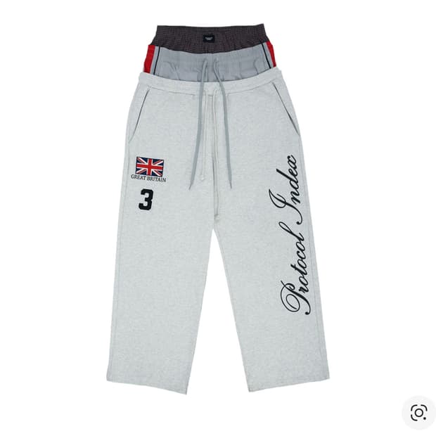 프로토콜 인덱스 3 레이어드 스웨트팬츠. 사이즈 2