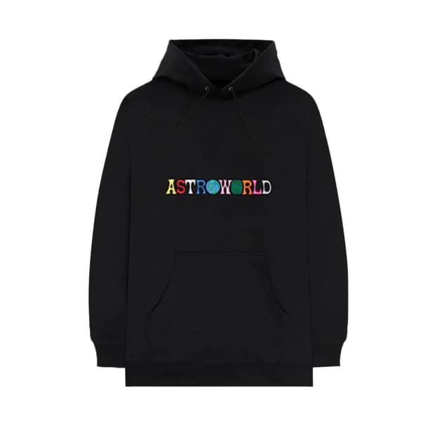 트레비스 스캇 아스트로월드 로고 후디 라지