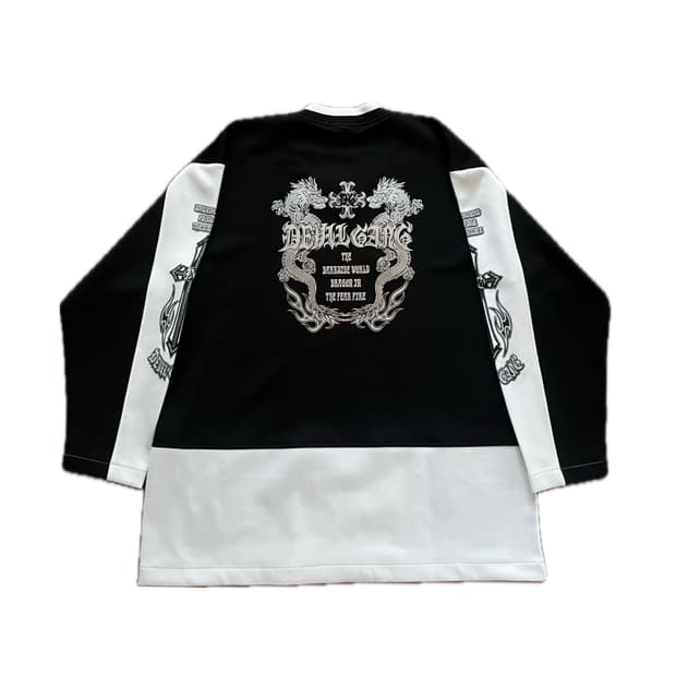 고딕 롱슬리브 펑크룩 서브컬쳐 빈티지