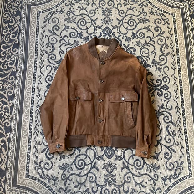 95 입생로랑 레더 자켓/W2526