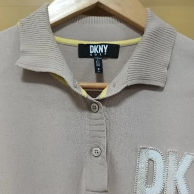 DKNY골프 여성 반팔카라니트 S사이즈