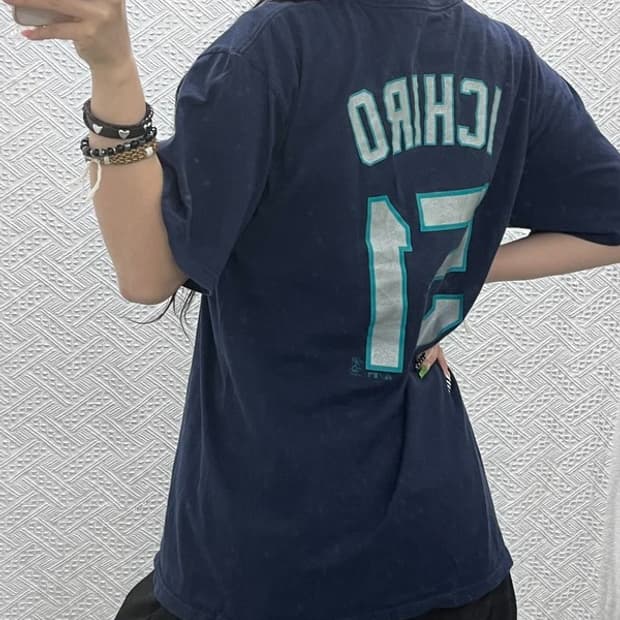 마제스틱 시애틀 마리너스 이치로 반팔티 M C10611