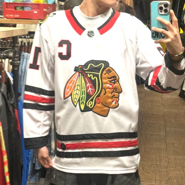 [HI] 아디다스 NHL 긴팔 하키티 화이트