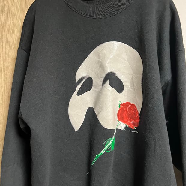 80s Fruit of the Loom 오페라 유령 스웻 판매합니다.