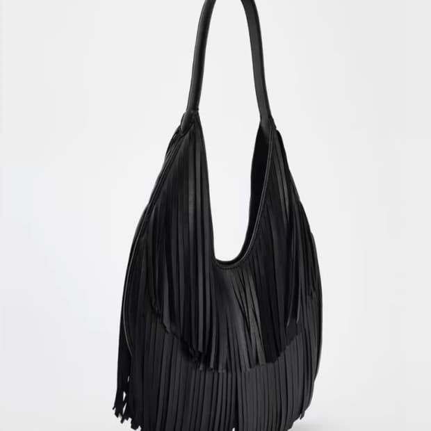 자라 테슬 숄더백