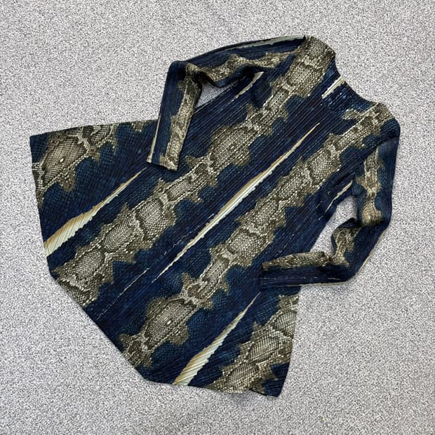 실측확인 빈티지 플리츠 원피스 0401J