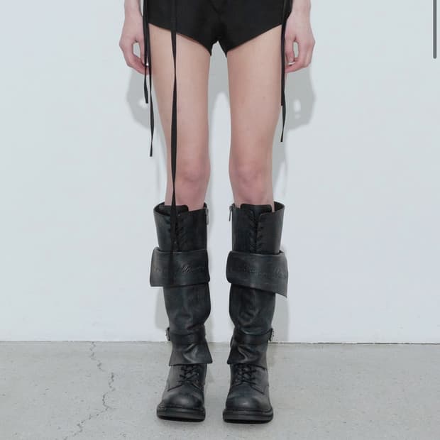 보헤미안서울 벨티드 쇼츠 블랙