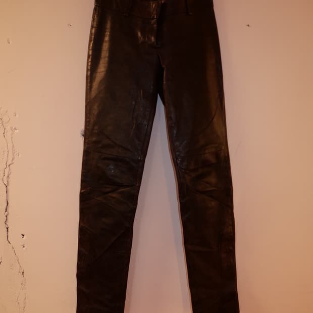 90s Costume National leather pants