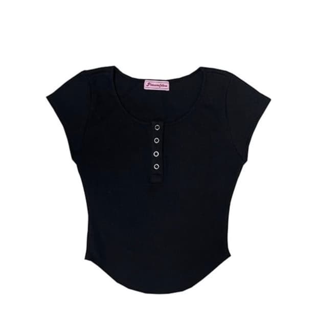 플리즈노팔로우 제니탑 블랙