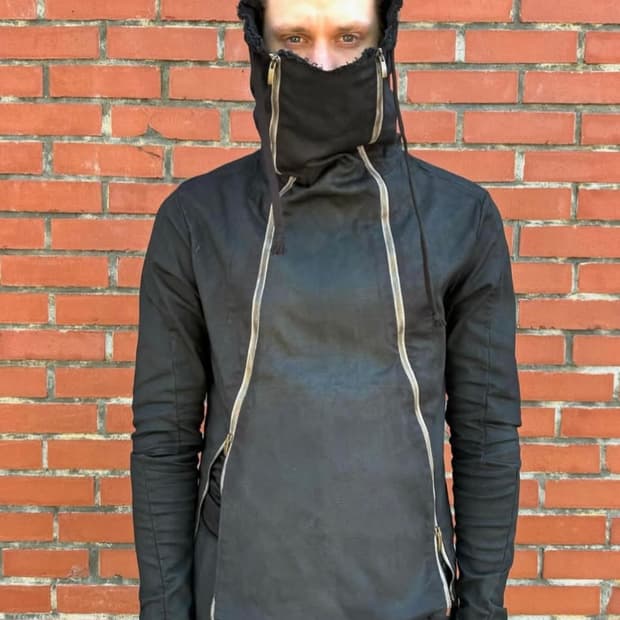 구매-Type3 hoodie in wooven stretch cotton