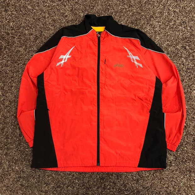 아식스 00s 올드스쿨 바람막이 자켓 