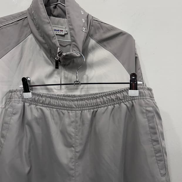 리복 클래식 배색 나그랑 자켓, 조거팬츠 셋업