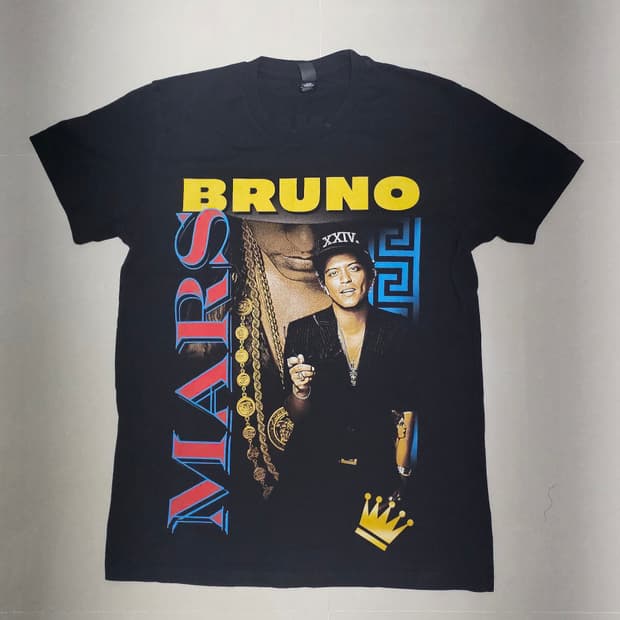 Bruno Mars 24K magic 빈티지 티셔츠
