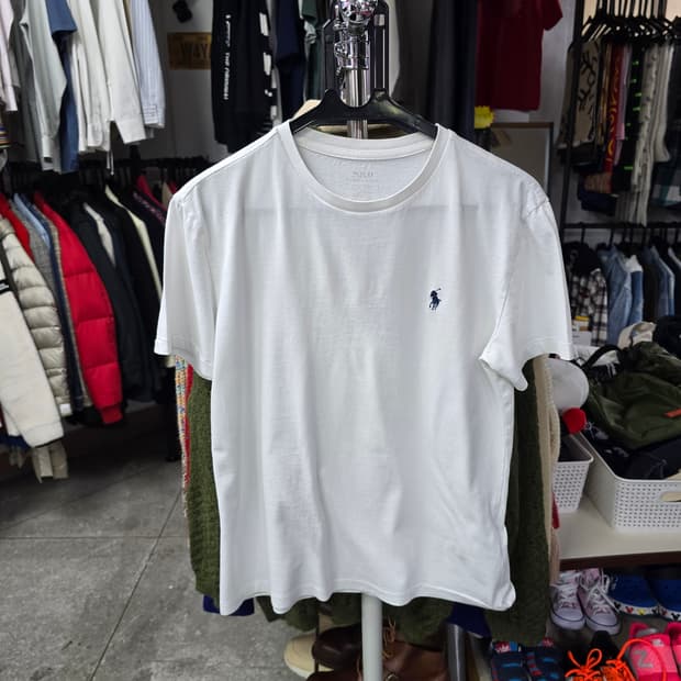 폴로랄프로렌 반팔 티셔츠 화이트 (1329)