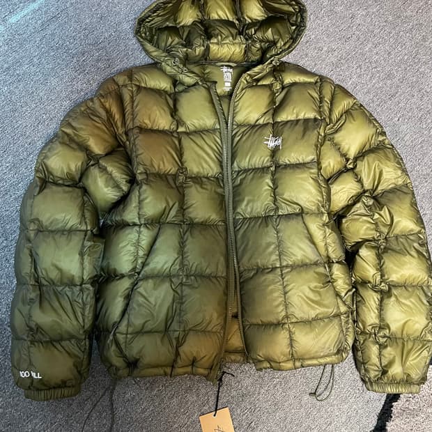 스투시 미드웨이트 올리브 (L)