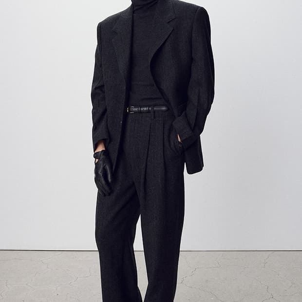 토니웩 striped wool double-pleats 바지 32 사이즈