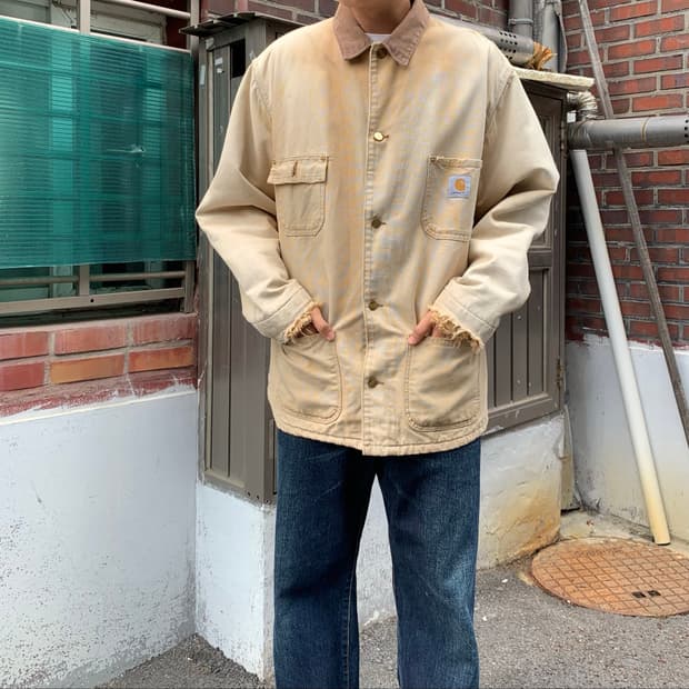 빈티지 칼하트 초어 자켓