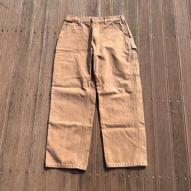 [34X30] 빈티지 usa 칼하트 카펜터팬츠 브라운