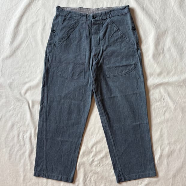 [34] 70s Swiss Army 데님 워크 팬츠