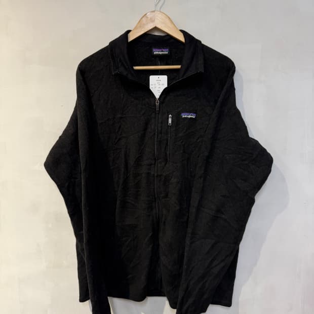 파타고니아 블랙 플리스 집업