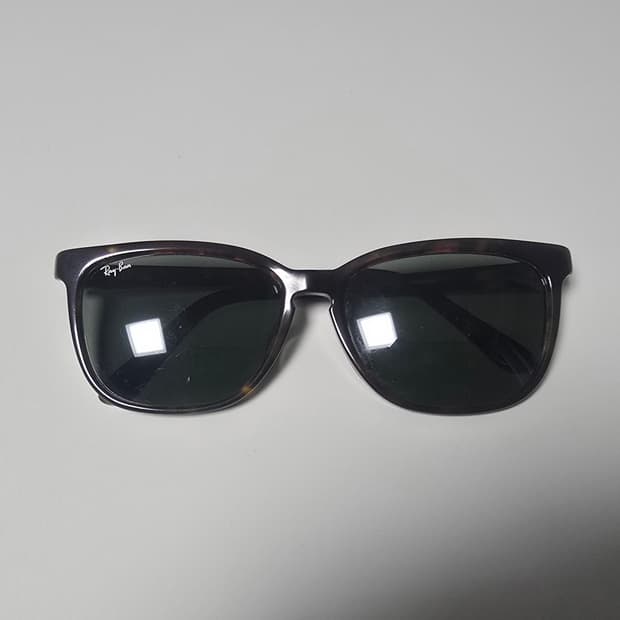 RayBan 레이밴 레오파드 스퀘어 프레임 선글라스 
