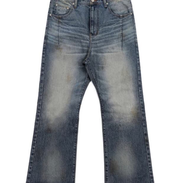 Farfromwhat Far Aged Flare Jeans
