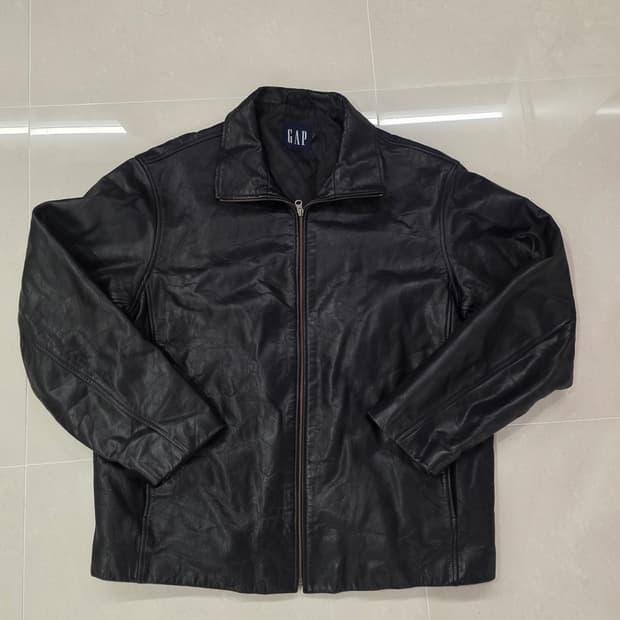 올드 갭 레더 풀업 자켓