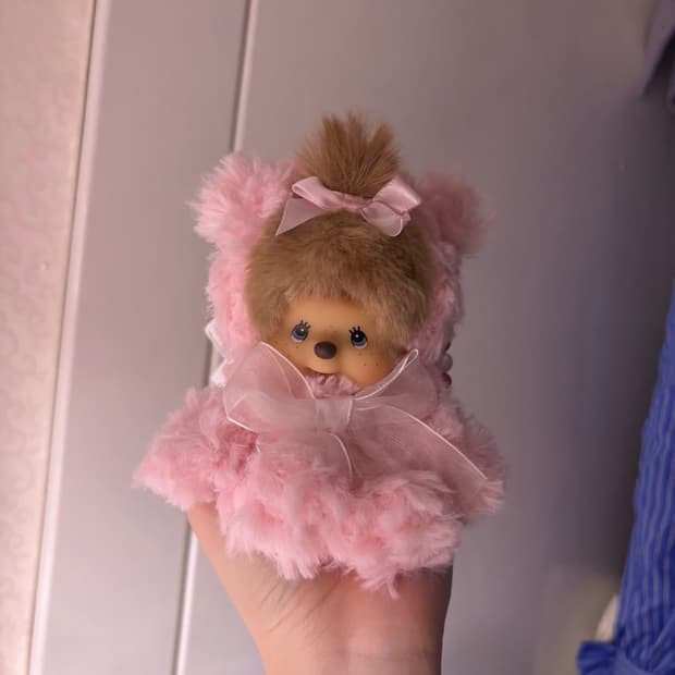 홍콩 핑크베어 몬치치 키링 택o 새상품