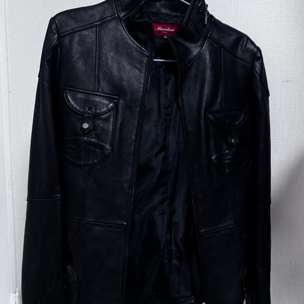 양가죽 레더 자켓