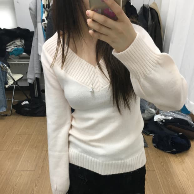 아워캐비넷 geenie v knit / yogurt