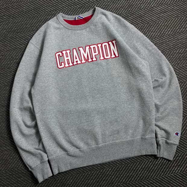 챔피온 어센틱 빅로고 스웻 맨투맨y 4334