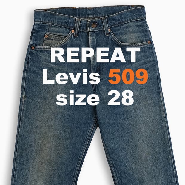 리바이스 509 오렌지탭 80s USA 28 사이즈 OR5093001