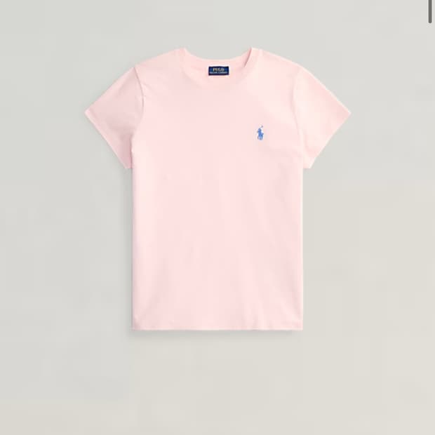 폴로 랄프 로렌 여성 클래식핏 코튼 저지 크루넥 티(WMPOKNINCU2