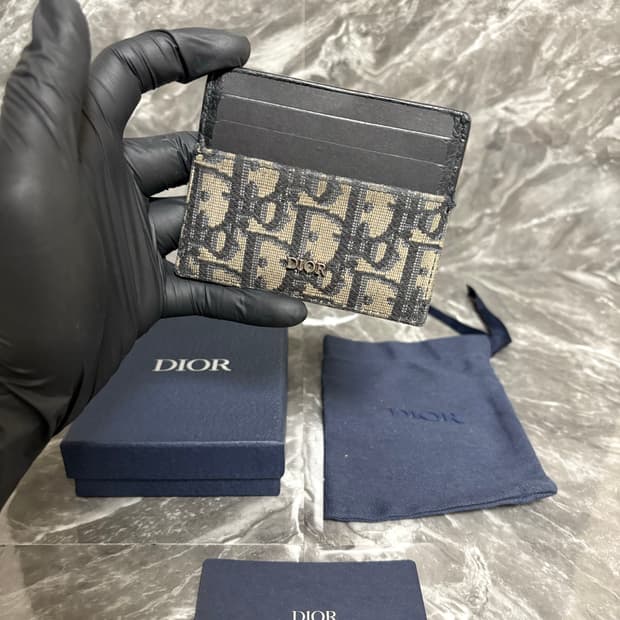 디올 오블리크 카드지갑