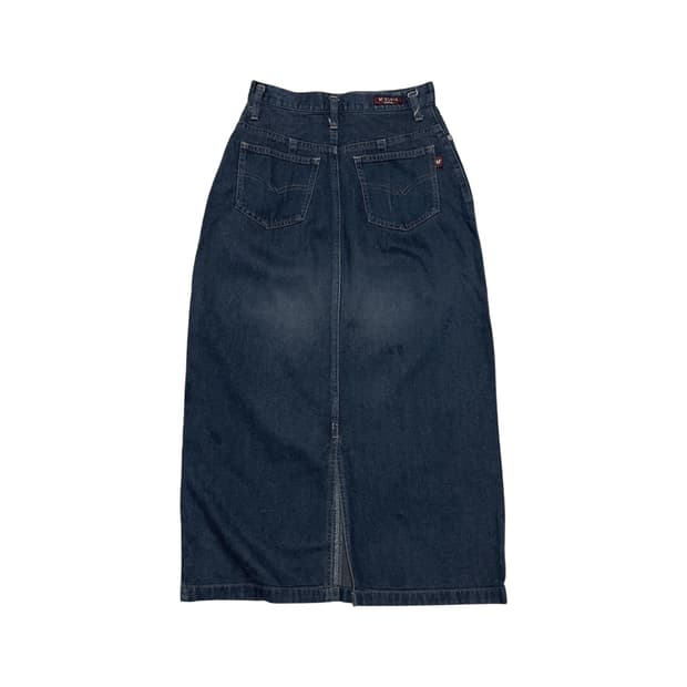 M'ELVIS, vintage denim long skirt