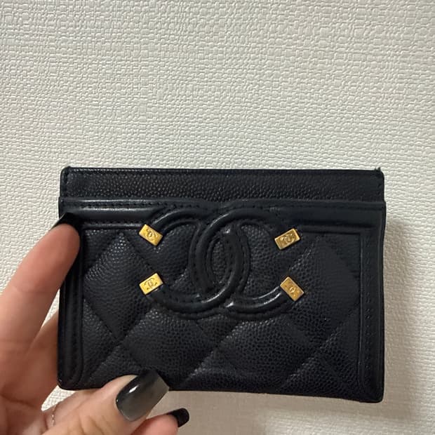샤넬캐비어카드지갑